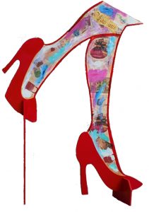 escultura tacones
